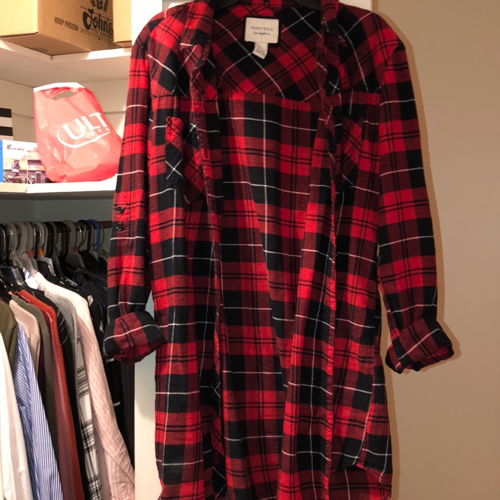 Long flannel